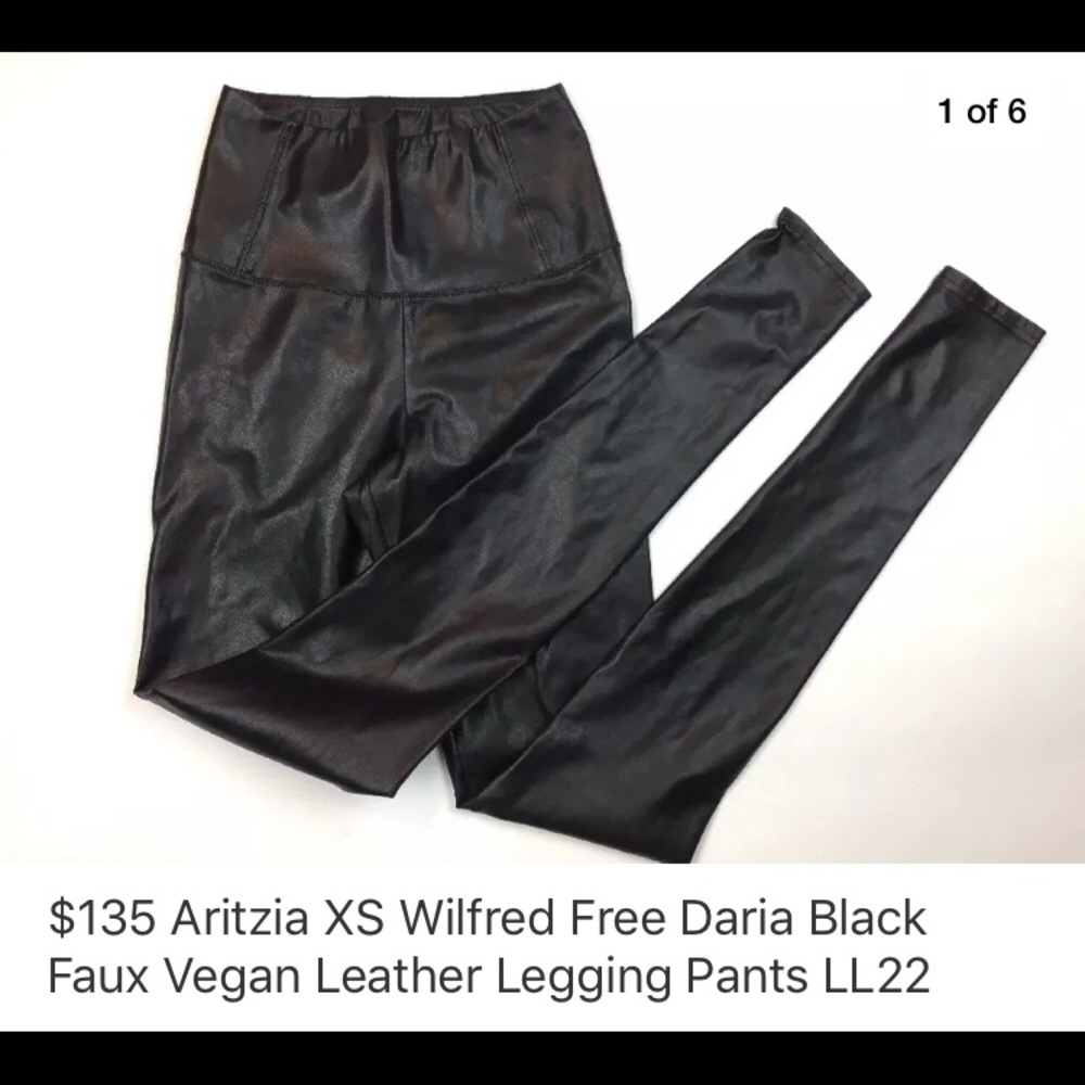 Vegan leather spandex